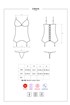 Obsessive Laluna corset - Výprodej