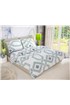 Kvalitex Klasické posteľné bavlnené obliečky DELUX 140x200, 70x90cm NEVADA zelené