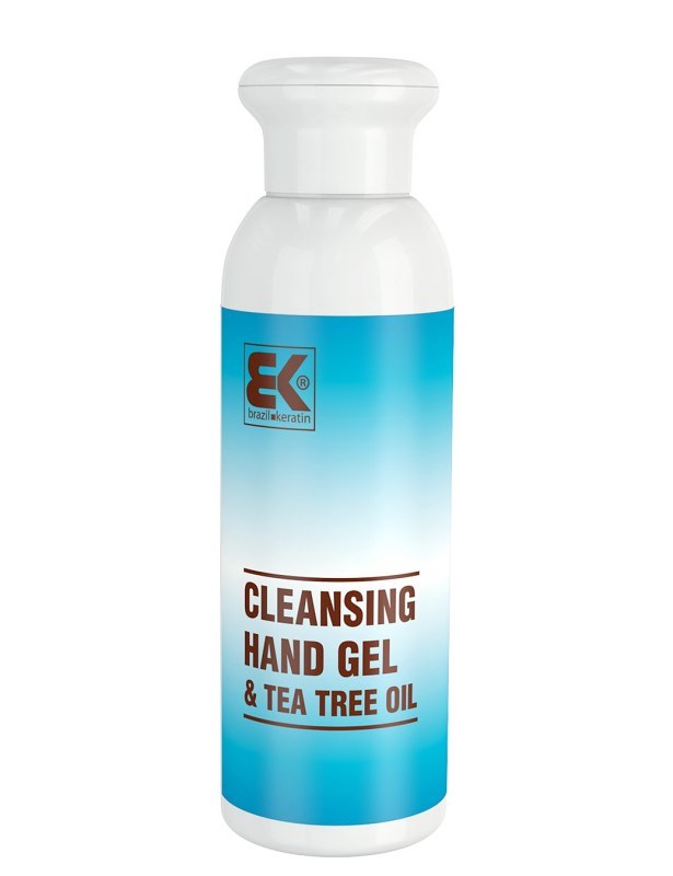 BRAZIL KERATIN Cleansing Hand Gel 100ml - dezinfekční gel na ruce s Tea Tree olejem - alcohol desinf