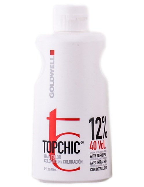 GOLDWELL Topchic Developer Lotion 12% (vol40) - krémový peroxid vodíků 1000ml