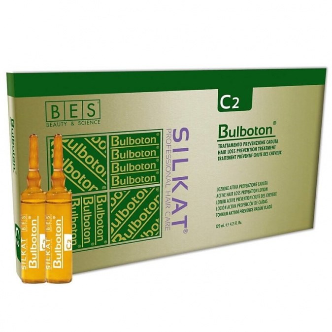 BES Silkat Bulboton Lozione C2 aktívny tonikum - prevencia proti padaniu vlasov 12x10ml