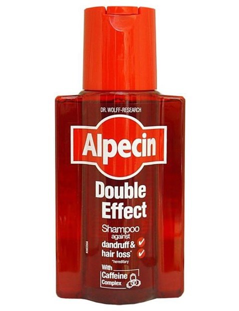 ALPECIN Double Effect Coffein Shampoo 200ml - šampón proti lupinám a vypadávaniu vlasov