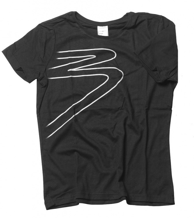 BLACK Pomôcky Čierne tričko s potlačou B (logo Black) - veľkosť L