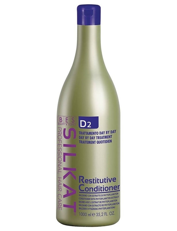 BES Silkat D2 Restitutive Conditioner 1000ml - regeneračný kondicionér na vlasy