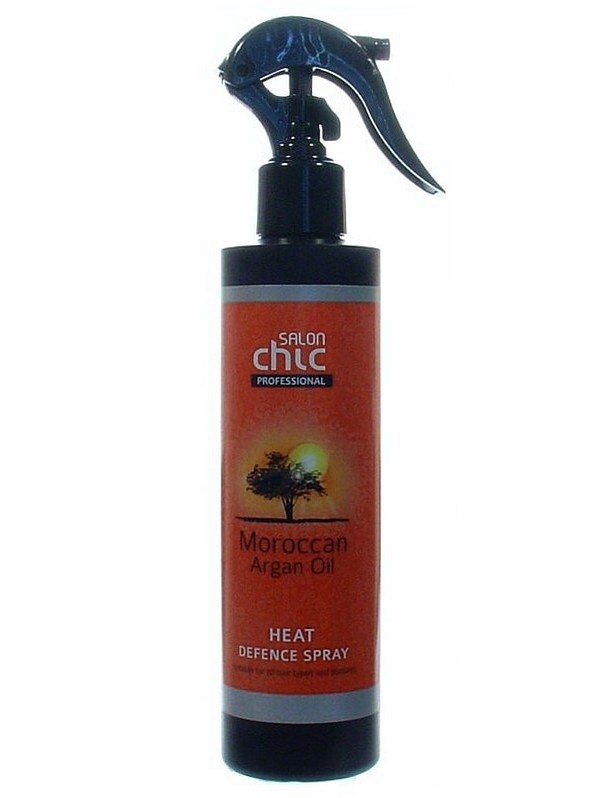 SALON CHIC Heat Defence Spray Argan Oil 200ml - ochrana vlasov pred žehlením a fénovaním