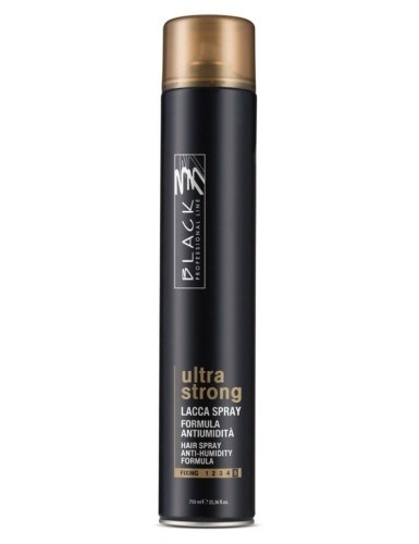 BLACK Professional Ultra Strong Hair Spray - ultra silně tužící lak na vlasy 750ml