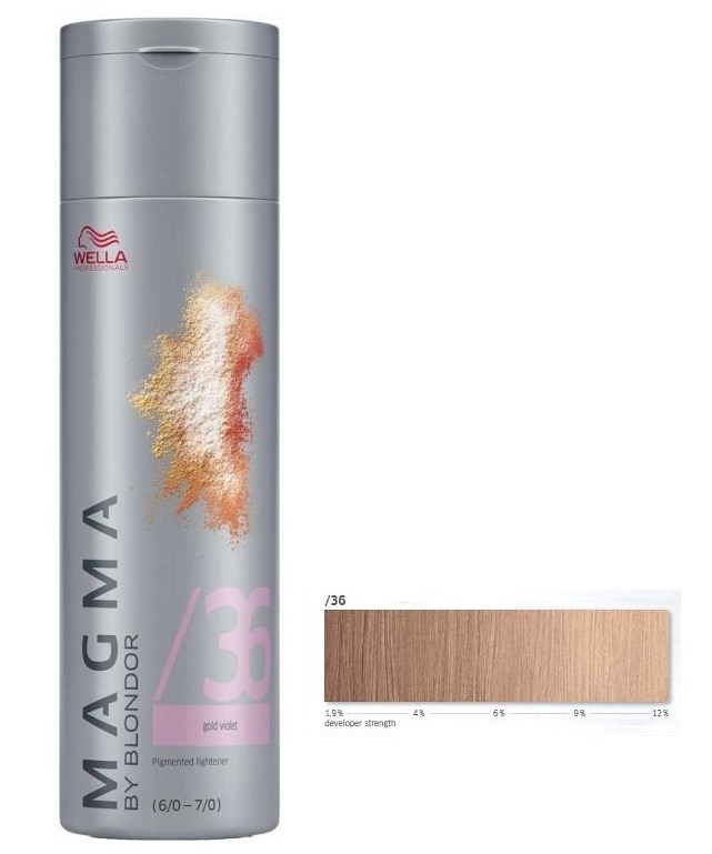 WELLA Professionals Magma By Blondor 120g - Melírovací farba č.36 zlate fialová