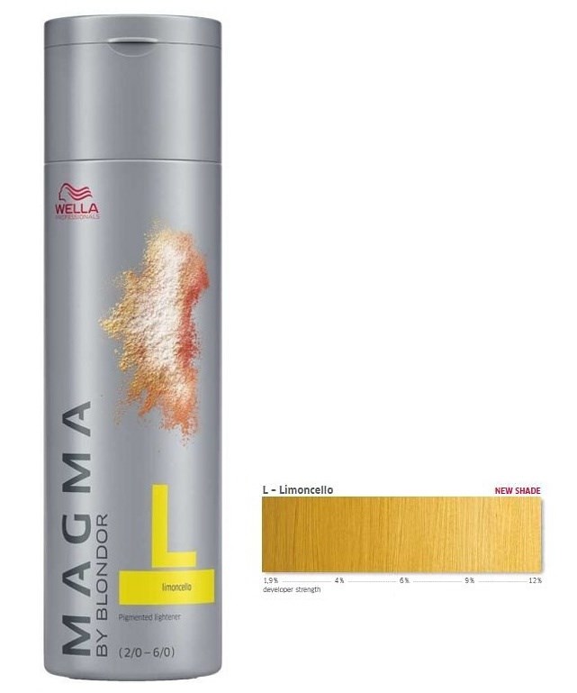 WELLA Professionals Magma By Blondor 120g - Melírovací farba Limoncello - žltá