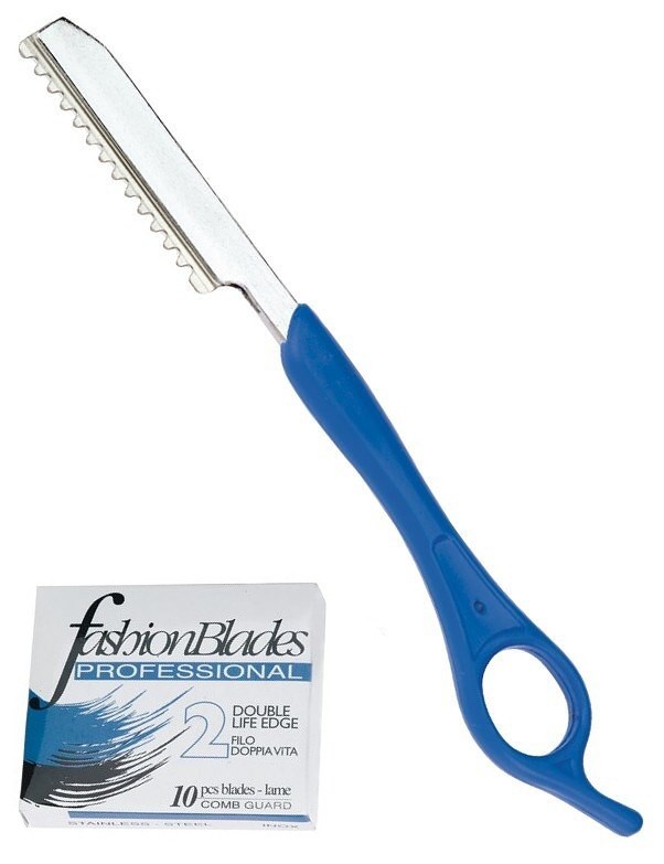 KIEPE Professional SLIM Razor set + 10 blades - efilačné britva, zrezávač vlasov