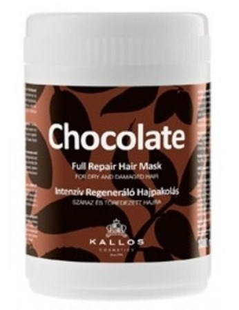 Kallos Chocolate Repair Mask 1000ml - kúra na suché lámavé vlasy