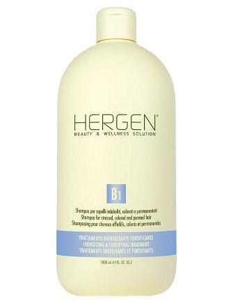BES Hergen B1 Šampon 1000ml - pro barvené, trvalené a oslabené vlasy