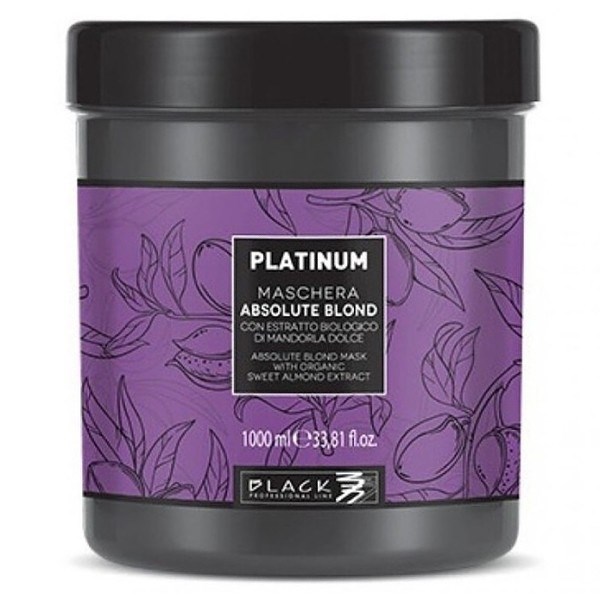 BLACK Platinum Absolute Blond Mask 1000ml - maska pro šedivé a melírované vlasy