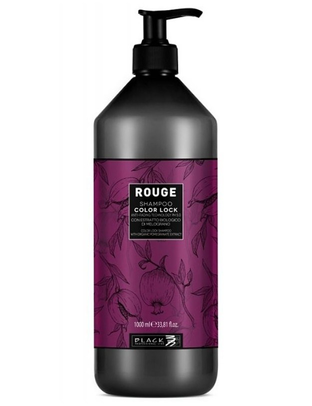 BLACK Rouge Shampoo Color Lock 1000ml - Sulphate Free šampon pro barvené vlasy