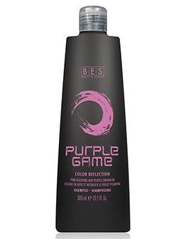 BES Color Reflection Purple Game Shampoo 300ml - šampon pro zvýraznění purpurových tónů
