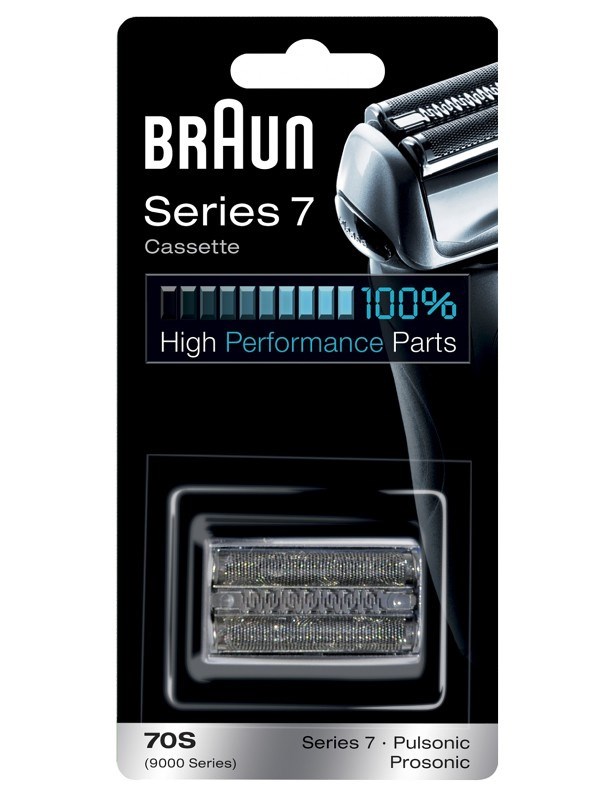 BRAUN Series 7-70S CombiPack Silver - náhradní planžeta pro strojky Braun Series 7 - stříbrná