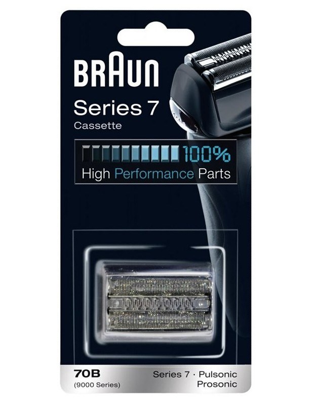 BRAUN Series 7-70B CombiPack Black - náhradní planžeta pro strojky Braun Series 7 - černá