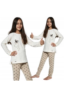Dívčí pyžamo Cornette "PUG" Young 383/134