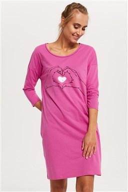 Dámska nočná košeľa Italian Fashion Galia ružová