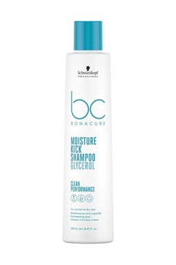 SCHWARZKOPF BC Hyaluronic Moisture Kick Shampoo 250ml - šampon pro suché a trvalené vlasy