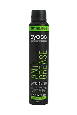 SYOSS Professional Anti-Grease Dry Shampoo suchý šampon ve spreji na mastné vlasy 200ml