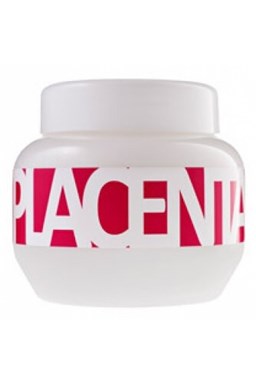 Kallos Cosmetics Placenta Hair Mask 800ml - maska \u200b\u200bs placentou na poškodené vlasy