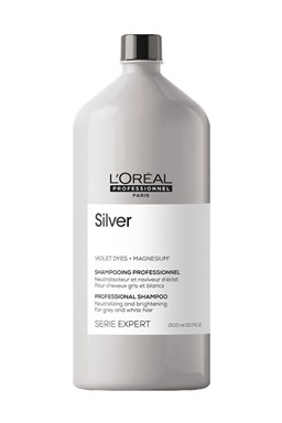 LOREAL Professionnel Expert Magnesium Silver Shampoo 1500ml - šampon pro bílé a melírované vlasy