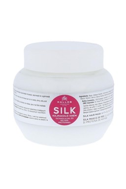 Kallos KJMN Silk Hair Mask 275ml - hydratačne regeneračná maska \u200b\u200bna zničené vlasy