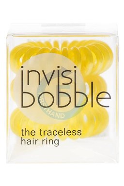 INVISIBOBBLE Traceless Hair Ring Yellow 3ks - Špirálová gumička do vlasov - žltá