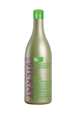 BES Silkat S1 Shampoo Seboequilibrante - šampón na mastné vlasy 1000ml