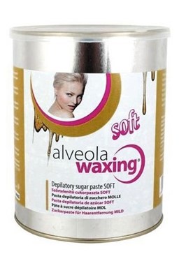 Alveolu waxing depilátor Sugar Paste SOFT - jemná depilačné pasta s cukrom a medom 1000g