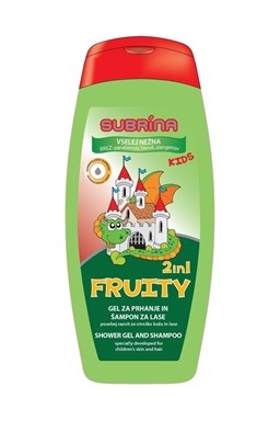 SUBRÍNA For Kids Fruity 2v1 250ml - detský sprchový gél a šampón 2v1
