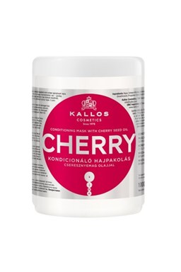 Kallos KJMN Cherry Hair Mask 1000ml - čerešňová hydratačná maska \u200b\u200bna suché vlasy