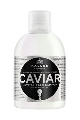 KALLOS KJMN Caviar Shampoo 1000ml - regenerační šampon na poškozené vlasy