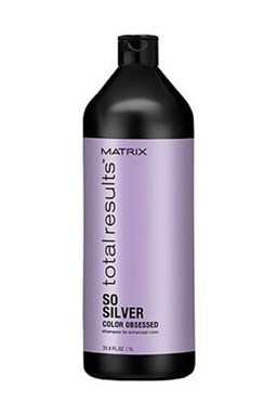 MATRIX Total Results So Silver Shampoo 1000ml - šampón pre blond a melírované vlasy