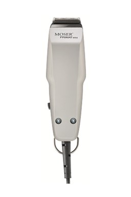 MOSER 1411-0051 PRIMAT Mini - Profesionálne sieťový kontúrovacia strojček na vlasy - biely