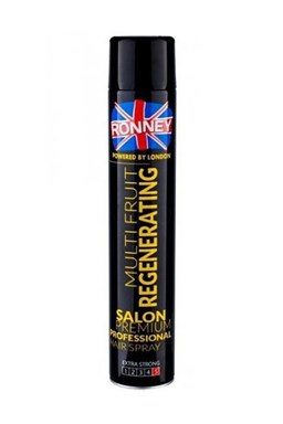 Ronney London Regenerating Multi Fruit Hair Spray 750ml - extra silný Regener. lak na vlasy