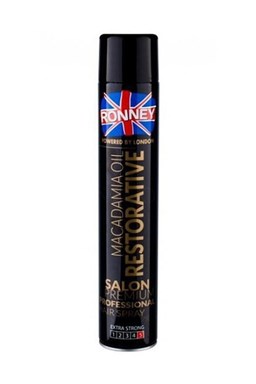 Ronney London Restorative Macadamia Oil Hair Spray 750ml - lak s makadamiovým olejom
