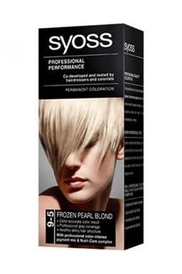 SYOSS Professional Permanentní barva na vlasy - Ledově perleťově plavý 9-5