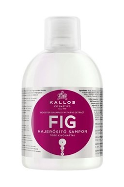 KALLOS KJMN Fig Shampoo 1000ml - šampon na slabé vlasy a roztřepené konečky