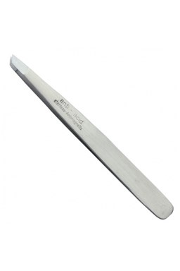 KIEPE Professional Tweezers 115-4 - kosmetická pinzeta, šikmá, nerez - délka 9,5 cm