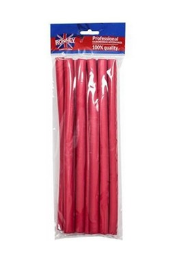 Ronney papiloty Flex Rollers Red 10ks - papiloty na vlasy 12x240mm - červené