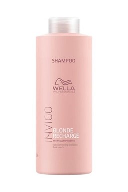 WELLA Invigo Cool Blonde Recharge Shampoo 1000ml - šampón pre studenú blond