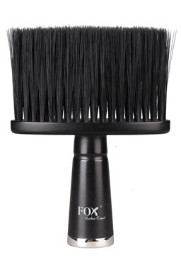 FOX Barber Expert Professional Neck Brush - profi peria štetka - čierna