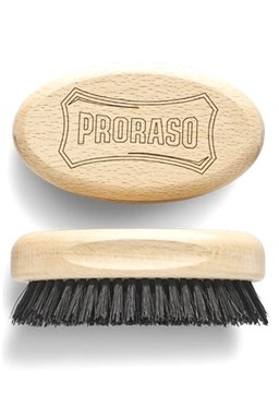 PRORASO Drevený kefa na bradu - veľký 10,7 x 6,3 cm