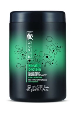 BLACK Keratin Protein Mask 1000ml - keratinová maska na poškozené vlasy