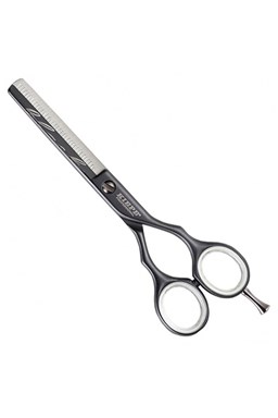 KIEPE Professional Luxury Premium 2470 5,5´ Black - efilační nůžky na vlasy 14,5cm - černé