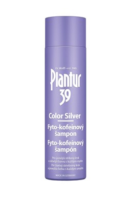 PLANTUR 39 Color Silver Fyto-kofeinový šampon pro stříbrný lesk blond vlasů 250ml