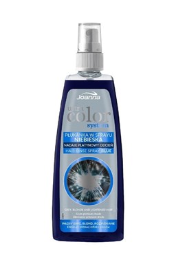 JOANNA Ultra Color BLUE Hair Rinse Spray 150ml - tónovacie preliv v spreji - modrý