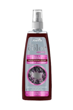 JOANNA Ultra Color PINK Hair Rinse Spray 150ml - tónovacie preliv v spreji - ružový