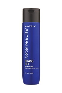 MATRIX Total Results Brass Off Silver Shampoo 300ml - šampon pro blond a melírované vlasy